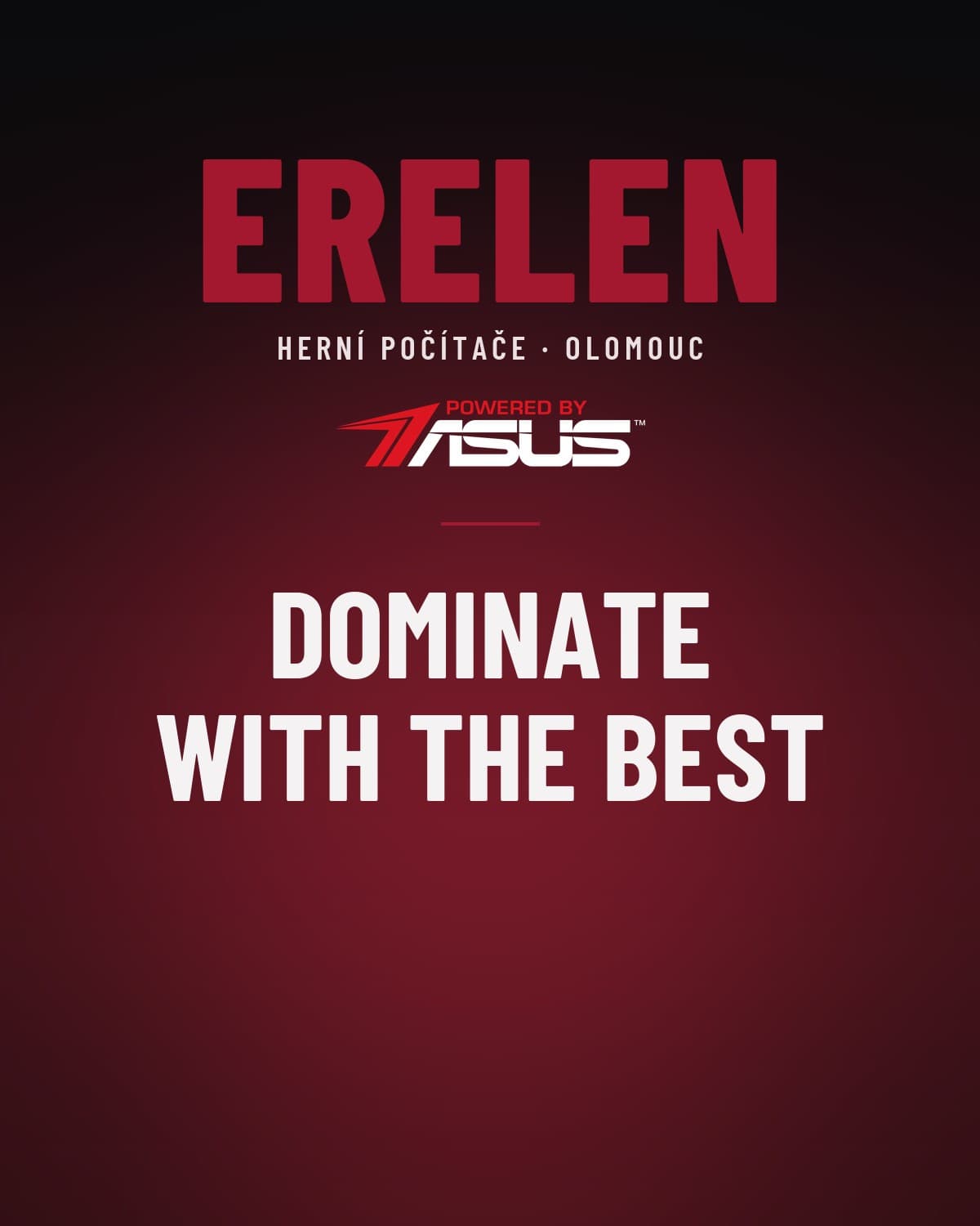 Powered by ASUS — herní sestavy Erelen z komponent ASUS ROG
