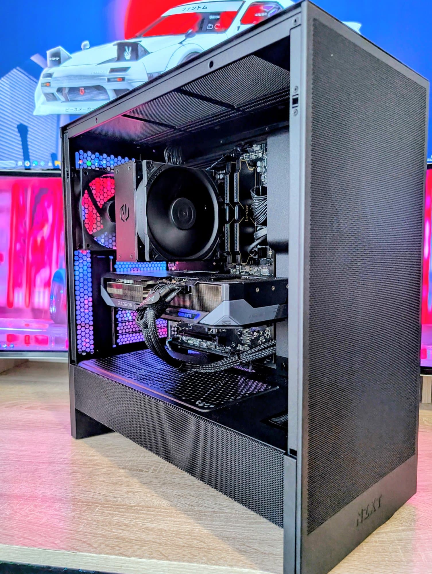 NZXT H5 Flow gaming PC with 360mm AIO cooler and ARGB fans – custom built by Erelen Olomouc