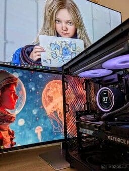TOP Gaming PC – RTX 5070 Ti / 9800X3D — RTX 5070 Ti · Ryzen 9800X3D · X870E · 64GB DDR5 · 1200W · Win11 — Erelen Olomouc